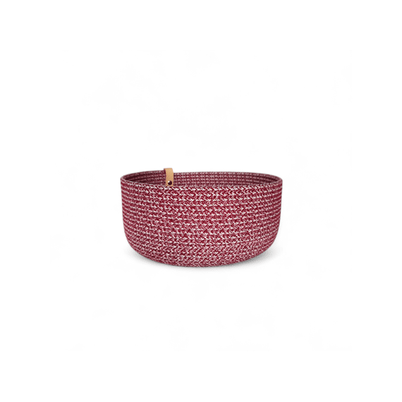 Koba Mand Laag Large 30x7cm Burgundy Red