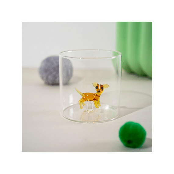Wd Lifestyle Monterey Line Glas 25cl Met Glasdecoratie Chihuahua