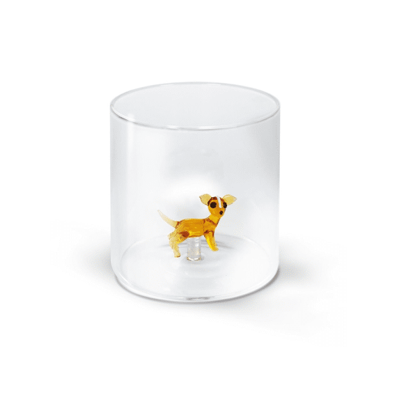 Wd Lifestyle Monterey Line Glas 25cl Met Glasdecoratie Chihuahua