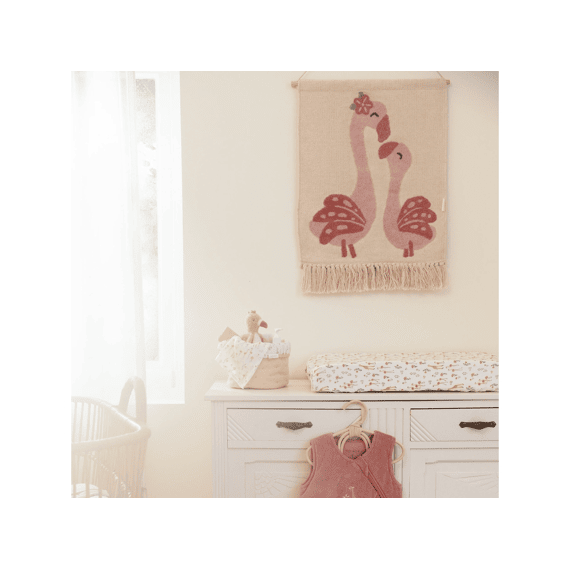 Little Dutch Muurdecoratie Flamingo