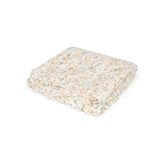 Little Dutch Deken Wieg Pure & Soft 70x100 Safari Wonders