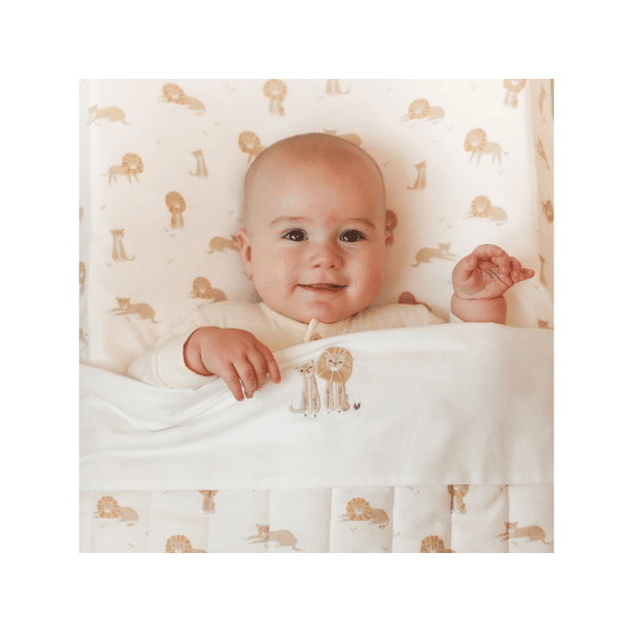 Little Dutch Deken Wieg Quilted 70x100 Safari Leo