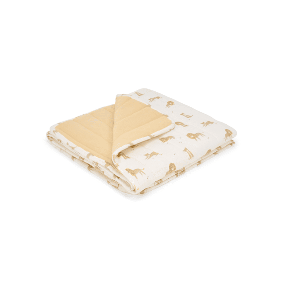 Little Dutch Deken Wieg Quilted 70x100 Safari Leo