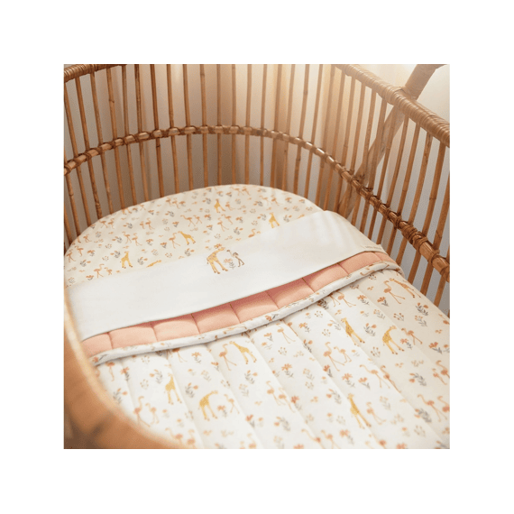 Little Dutch Deken Wieg Quilted 70x100  Blooming Safari