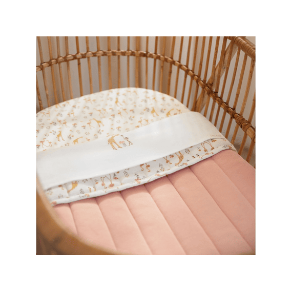 Little Dutch Deken Wieg Quilted 70x100  Blooming Safari