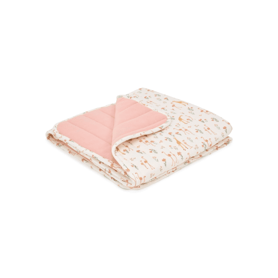 Little Dutch Deken Wieg Quilted 70x100  Blooming Safari