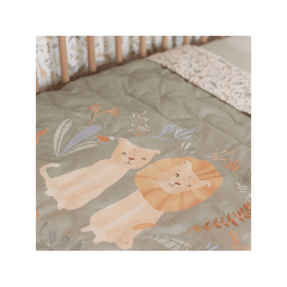 Little Dutch Deken Bed Quilted 110x140  Safari Wonders