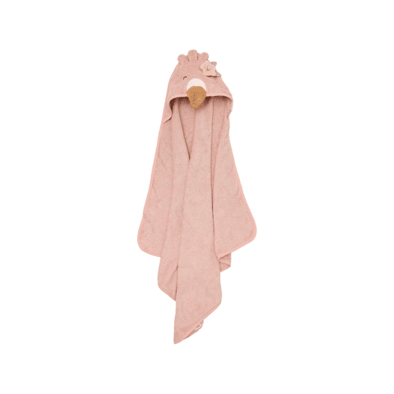 Little Dutch Badcape 75x75 Flamingo