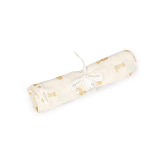 Little Dutch Swaddle 120x120  Safari Leo