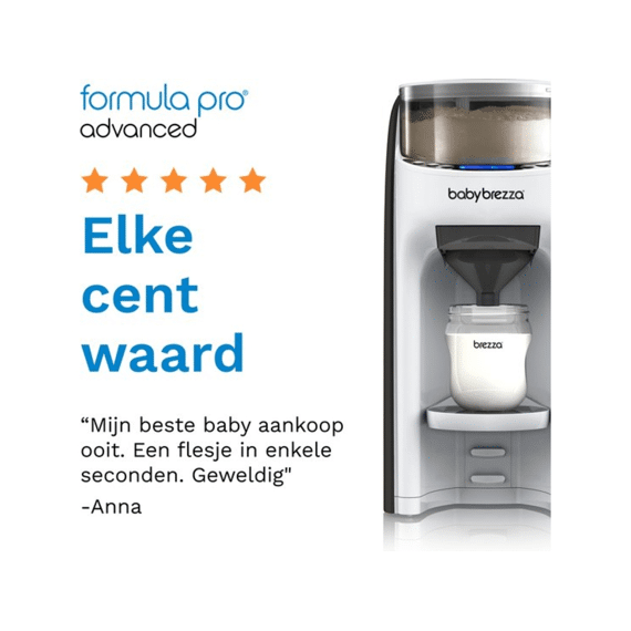 Baby Brezza Flesvoeding Apparaat Pro Advanced Black & White