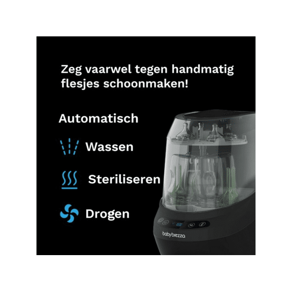 Baby Brezza Bottle Washer Pro Flessenreiniger All Black