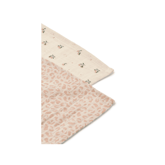 Liewood Lewis Tetradoek 2-pack Mini Leo/mini Peach Mix