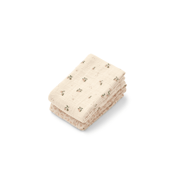 Liewood Lewis Tetradoek 2-pack Mini Leo/mini Peach Mix