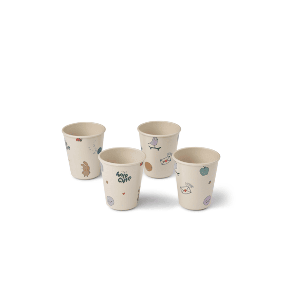 Liewood Lana Cup 4-pack Tamtam/sandy