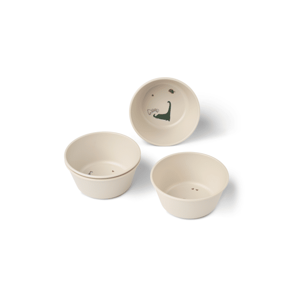 Liewood Cees Bowl 4-pack Tamtam/sandy