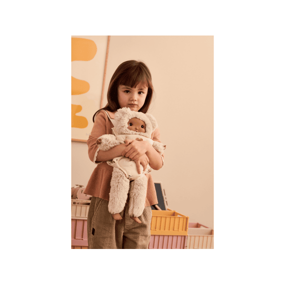 Liewood Toys Eleanor Poppen Draagmand Mini Me Peach Seashell