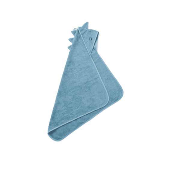 Liewood Badcape Albert Dino Beach Blue