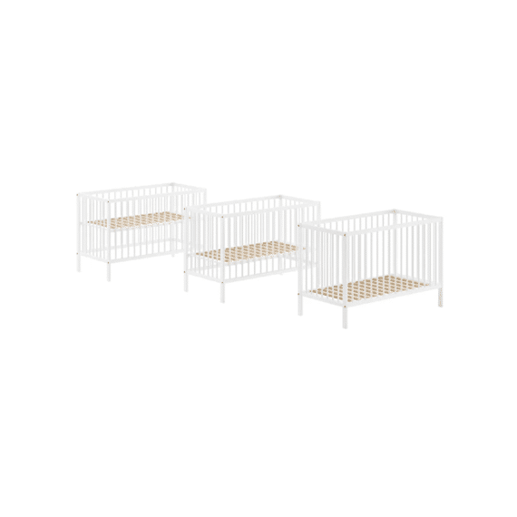 Jaxx Bed Dino 60x120 Wit