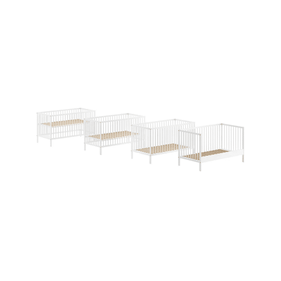 Jaxx Bed Dino 70x140 Wit