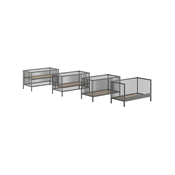 Jaxx Bed Dino 70x140 Antraciet