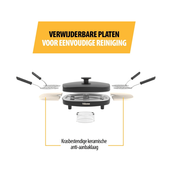 Tristar Pizza Family Pizzamaker 4 Personen