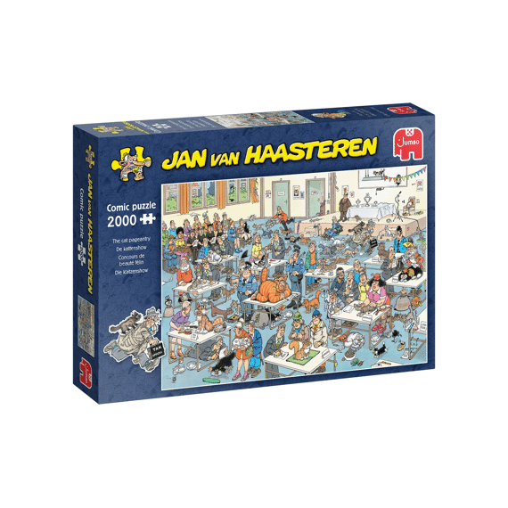 Jumbo Puzzel 2000 Stuks Jan Van Haasteren Kattenshow