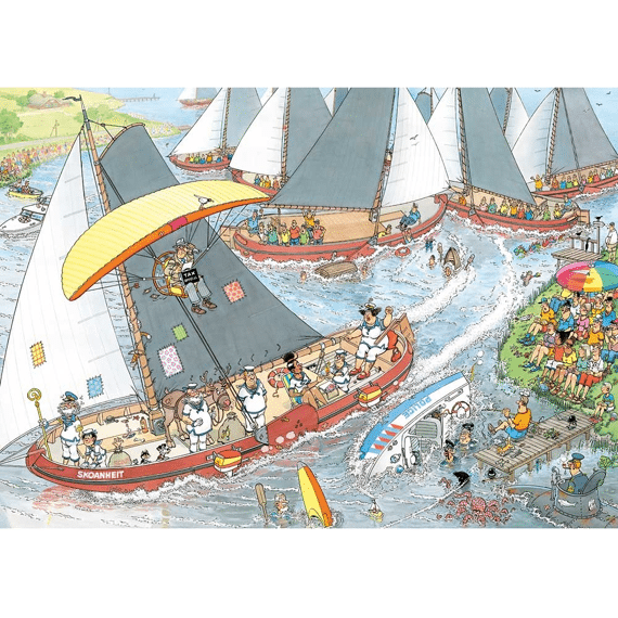 Jumbo Puzzel 2x1000 Stuks Jan Van Haasteren Hollandse Tradities