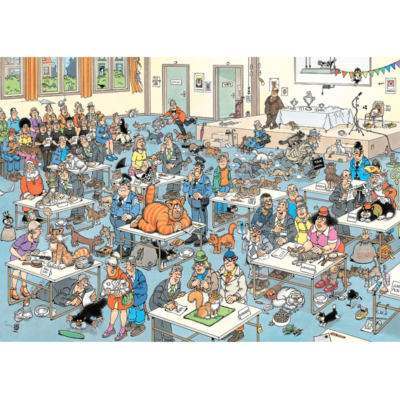 Jumbo Puzzel 1000 Stuks Jan Van Haasteren De Kattenshow