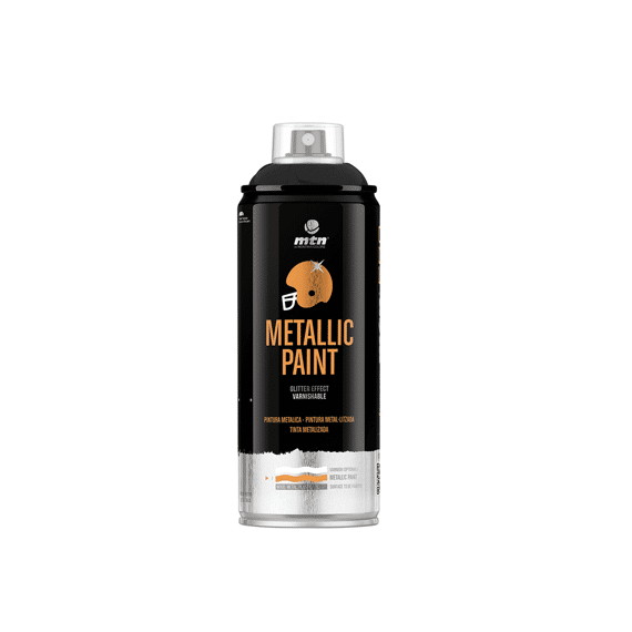 Mtn Pro Metallic Verf Zwart 400ml
