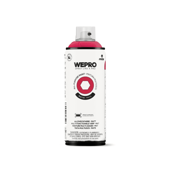 Mtn Wepro All-purpose Verf 400ml Mat Fluor Red