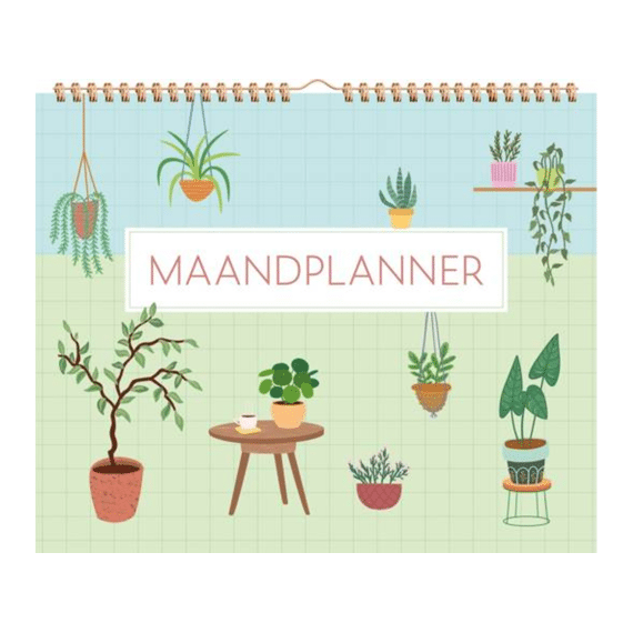Paperstore Maandkalender Huisplanten