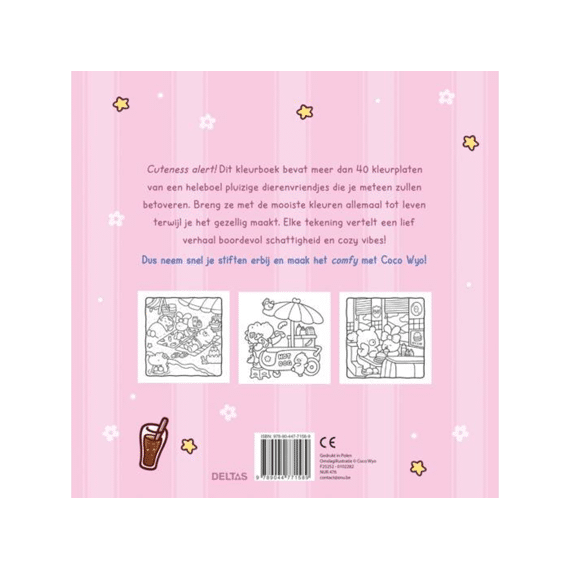 Cozy Friends Cute & Comfy Kleurboek Coco Wyo