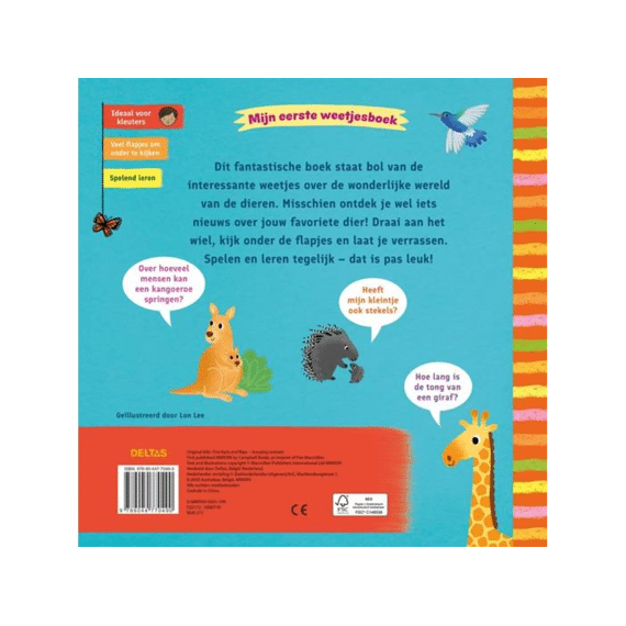 Mijn Eerste Weetjesboek Bij De Dieren