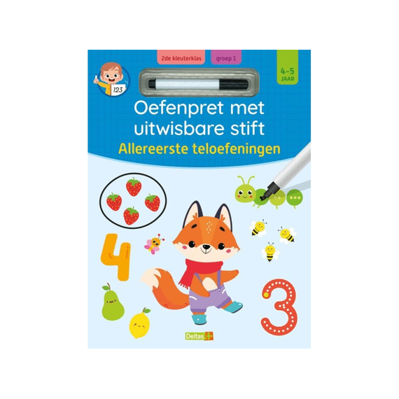Oefenpret Met Uitwisbare Stift Allereerste Teloefeningen 4-5 Jaar