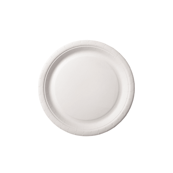 Papieren Bordjes Niet Gecoat 22cm Wit