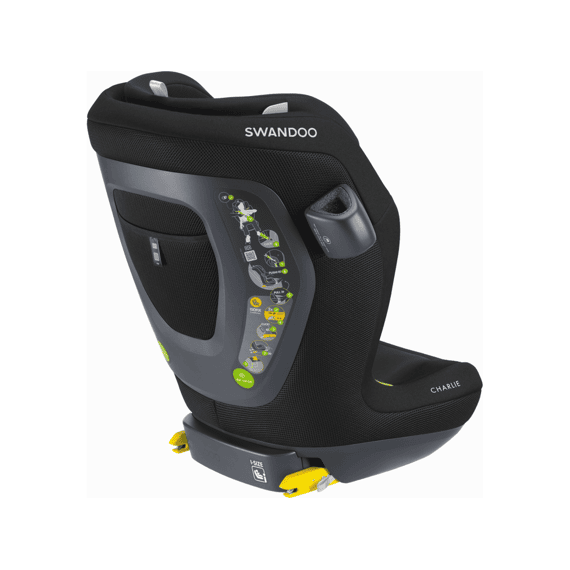 Swandoo Charlie I-size Autostoel 100-150cm bold Black