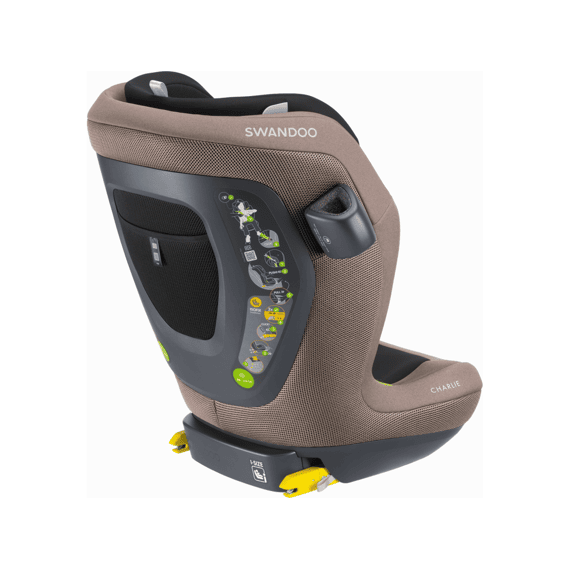 Swandoo Charlie I-size Autostoel 100-150cm brilliant Brown