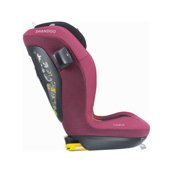 Swandoo Charlie I-size Autostoel 100-150cm playful Plum