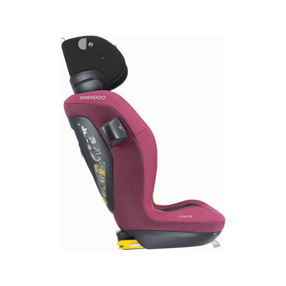 Swandoo Charlie I-size Autostoel 100-150cm playful Plum