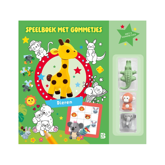 Speelboek Met Gommetjes Dieren