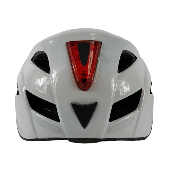 Maxxus Helm Uerban Light Wit 58-61cm Met Rode Leds Achteraan