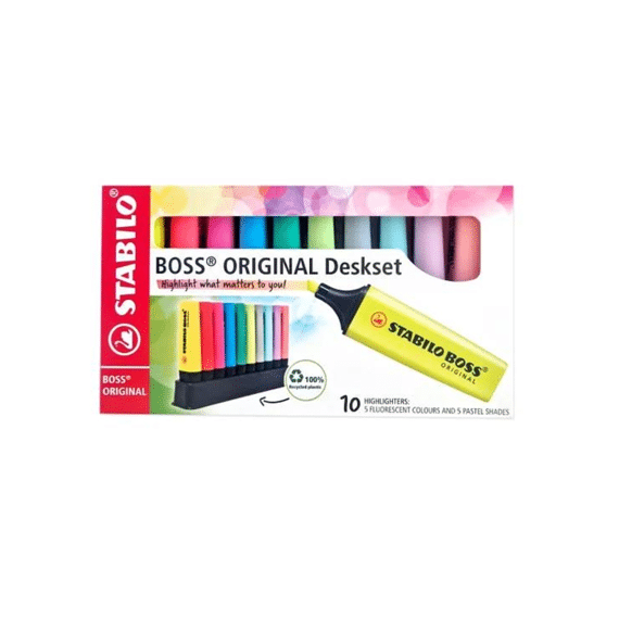 Stabilo Boss Origina Pastel Markeerstiften 10 Stuks