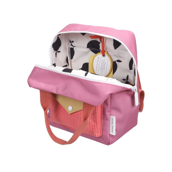 Sticky Lemon Kleuterrugzakje Lemon Tree Envelope Rosebay Pink