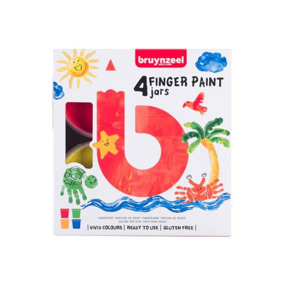 Bruynzeel Vingerverfset Op Waterbasis 4x85 Ml