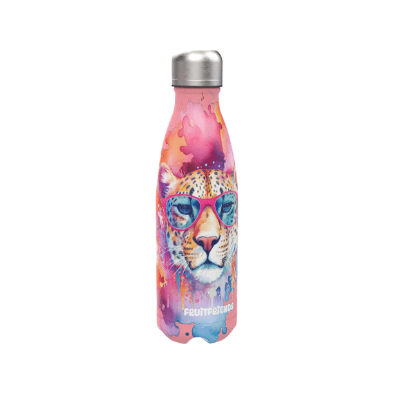 Lunch Buddies Waterfles Rvs Leopard