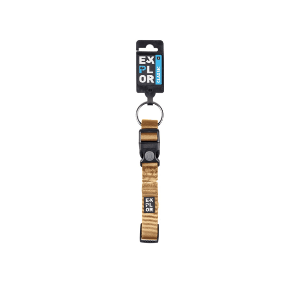 Halsband Fashion L-35-55cm/25mm Bruin