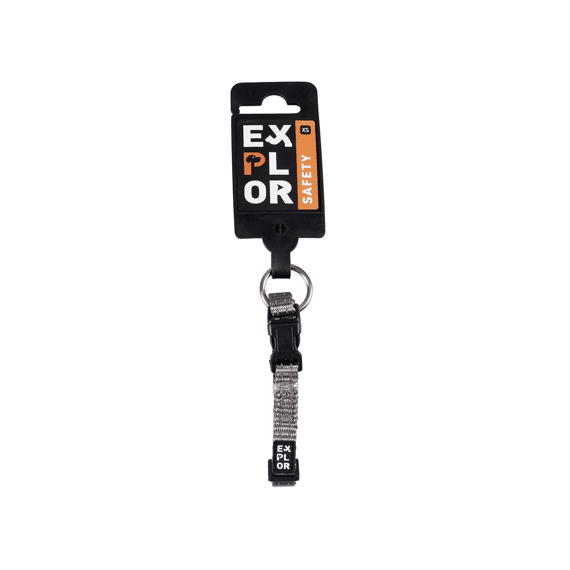 Halsband Safety Xs-15-25cm/10mm Grijs