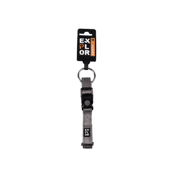 Halsband Safety M-30-45cm/20mm Grijs