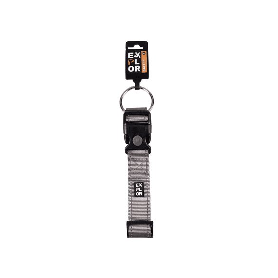 Halsband Safety Xl-40-65cm/40mm Grijs