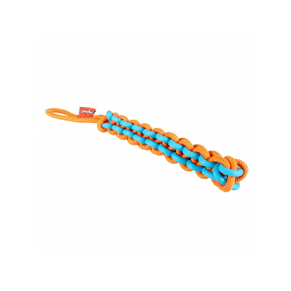 Hondenspeeltje Twisting Tugger 45x4,5x4,5cm Blauw/oranje